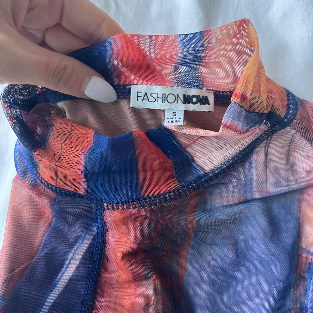 COLOR BLOCK DRESS - Picture 8 of 8